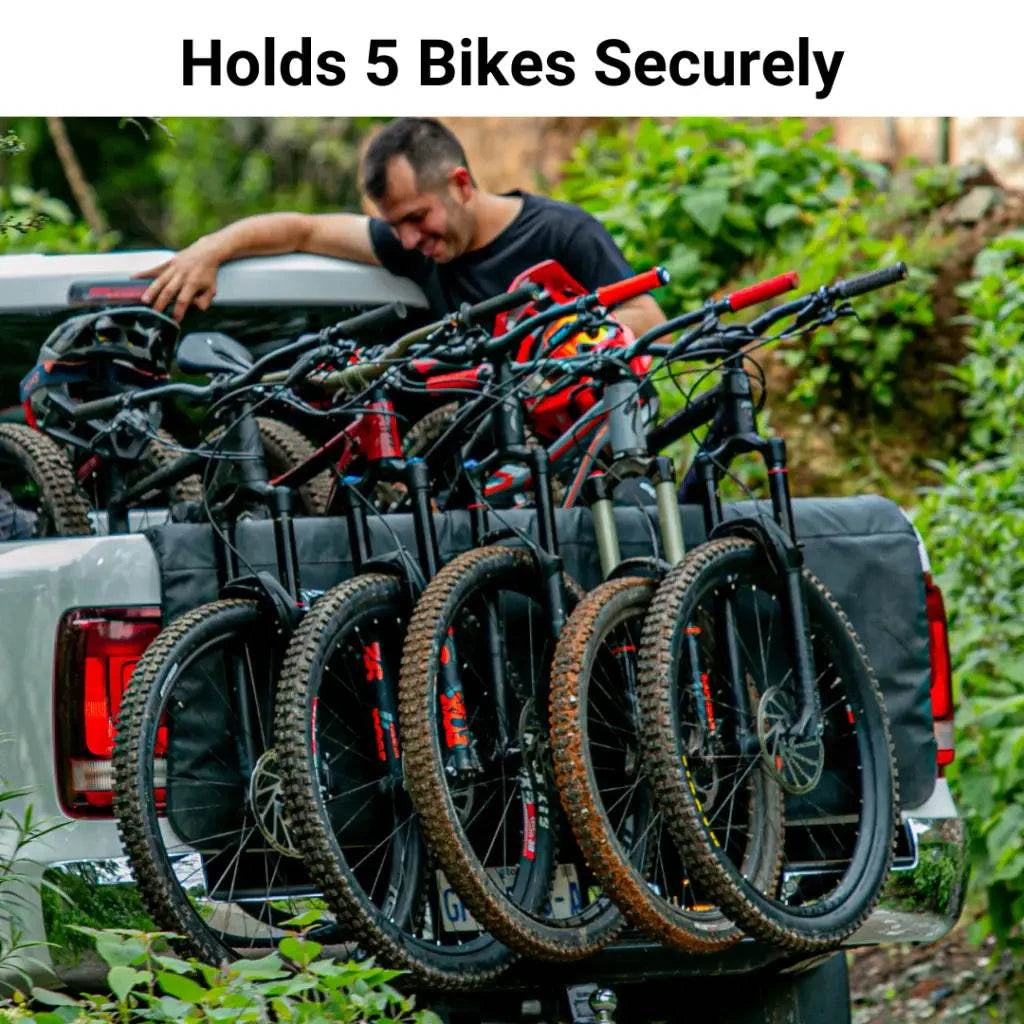 5 Bike Tailgate Pad for Truck Bed 52.25