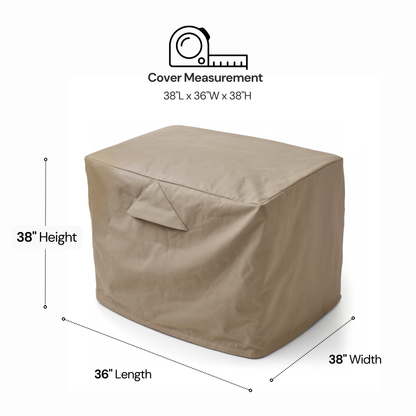 Outdoor Air Conditioner Cover - All Weather AC Unit Cover - Extra Large - 38"L x 36"W x 38"H - Formosa Covers