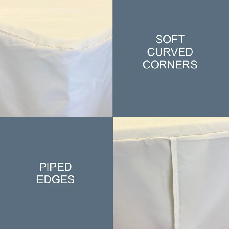 5ft Premium Fitted Tablecloth for 60 x 30 Rectangular Table