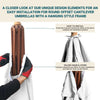 11ft Cantilever Hanging Umbrella 8 Rib Replacement Canopy Off White