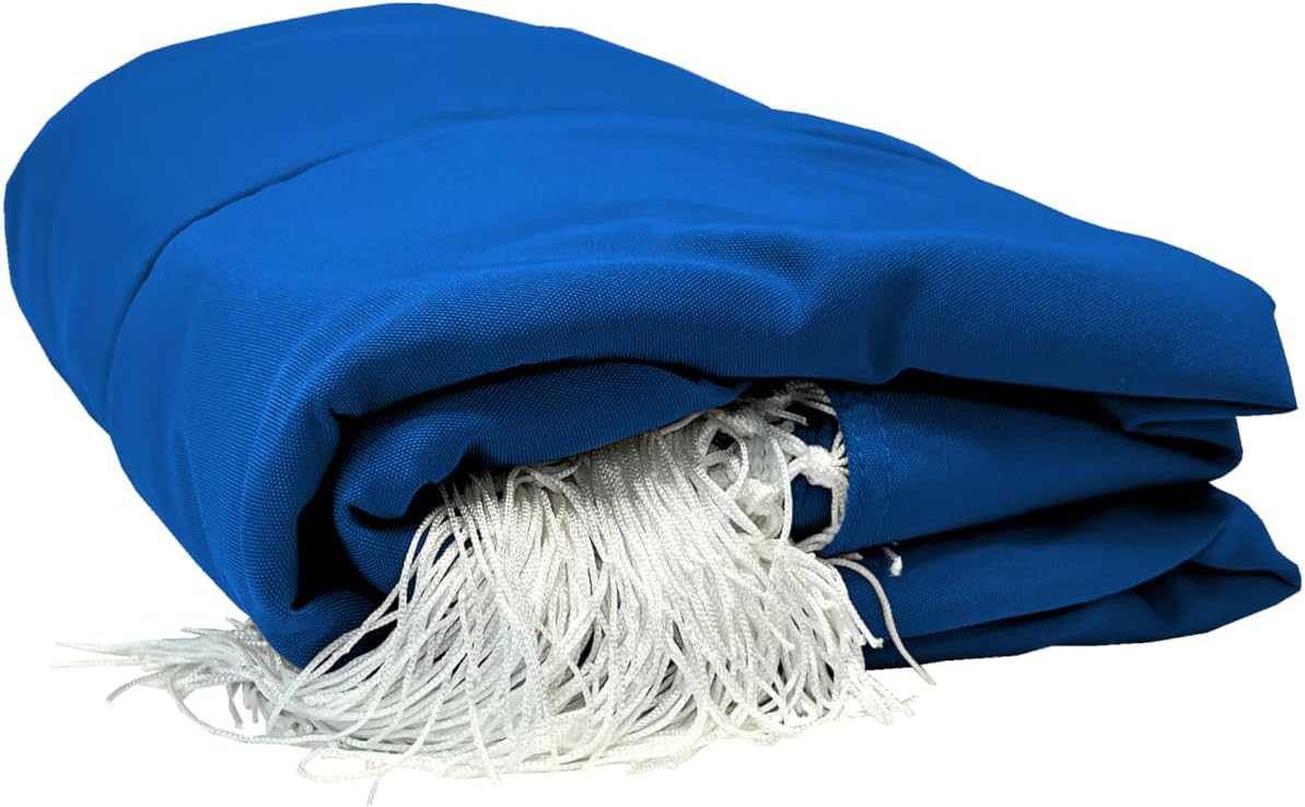9ft 8 Ribs Replacement Umbrella Canopy w/ Tassels in Capri Blue (Canopy Only)