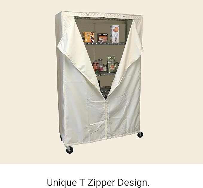Storage Shelving Unit Cover, fits racks 36