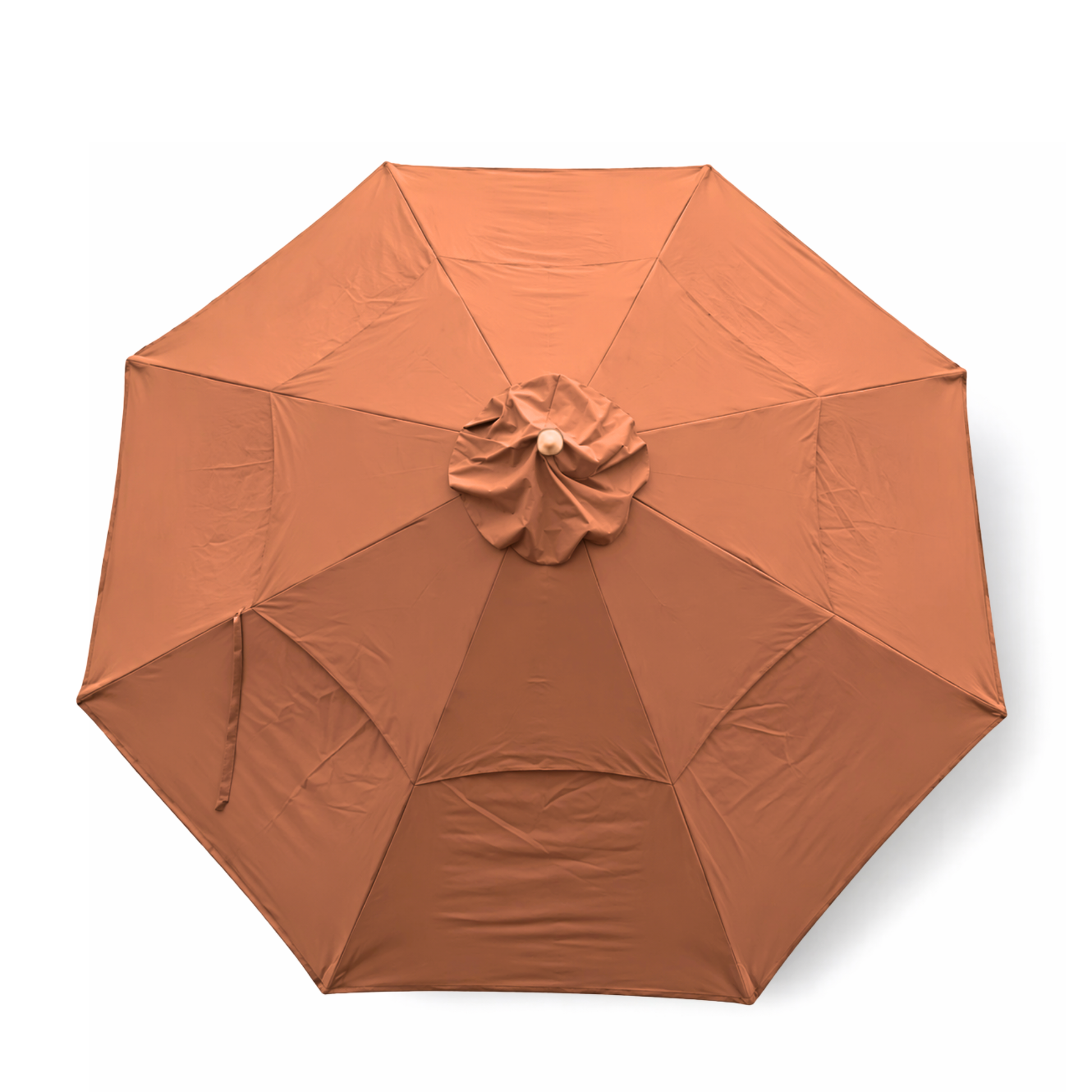 11ft Market Patio Umbrella Double-Vented 8 Rib Replacement Canopy Terracotta - Formosa Covers