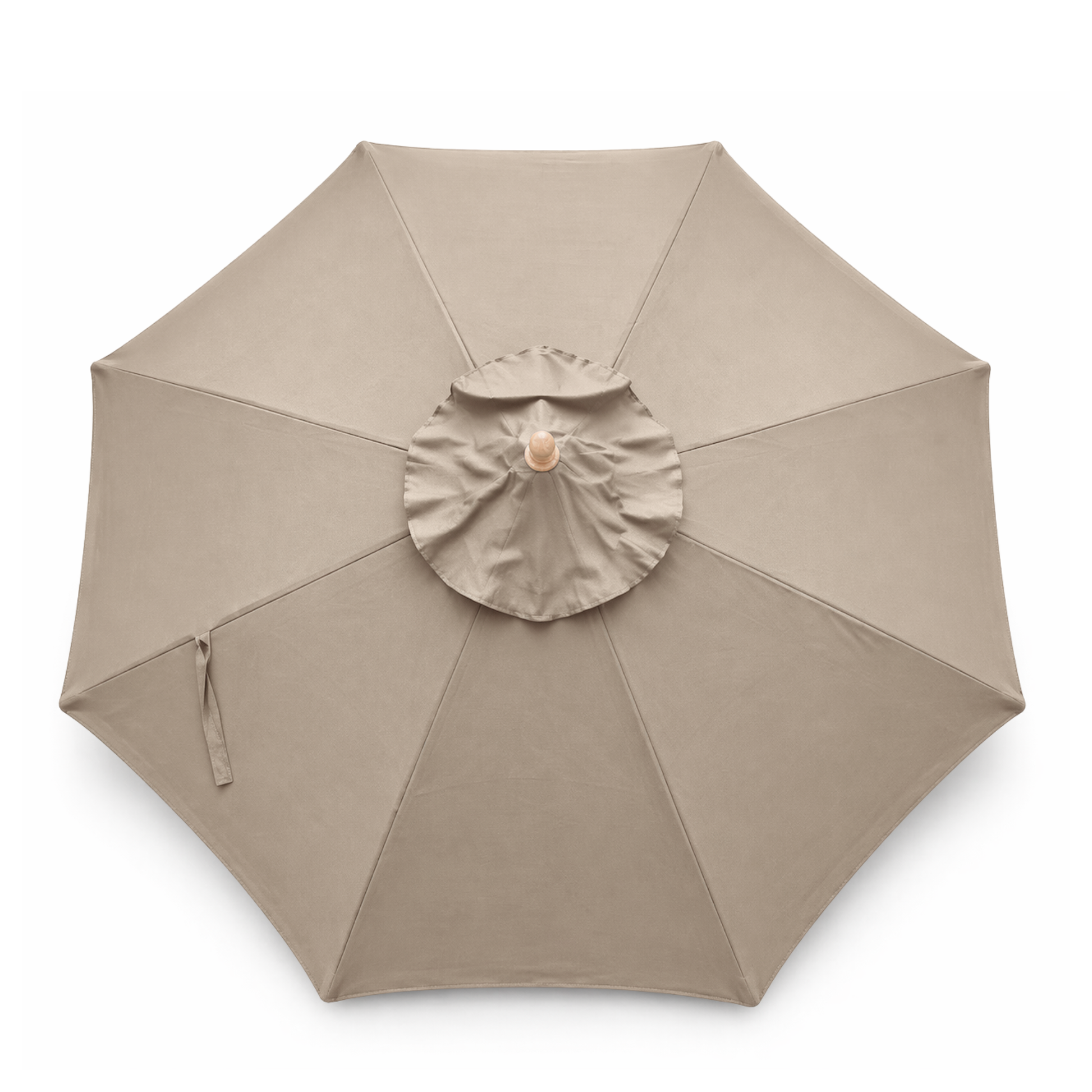 11ft Market Patio Umbrella 8 Rib Replacement Canopy Taupe - Formosa Covers