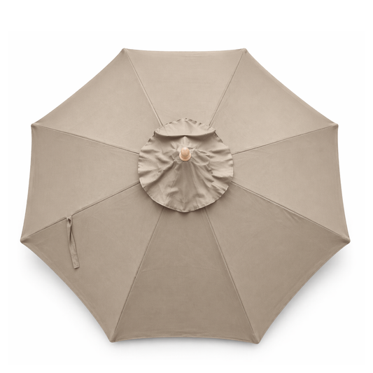 11ft Market Patio Umbrella 8 Rib Replacement Canopy Taupe