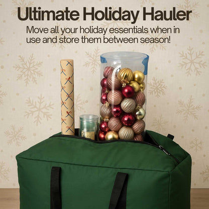 Utility Storage Bag - Perfect for Outdoor and Indoor Storage - Holiday Decorations