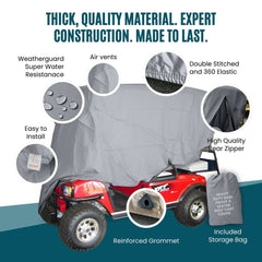 4 Passenger Golf Cart Storage Cover (4 Seater Long Roof 80