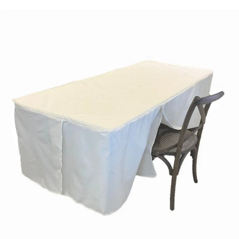6ft Premium Fitted Tablecloth for 72 x 30 Rectangular Table