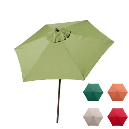 7.5ft Aluminum Patio Garden Market Umbrella with Crank