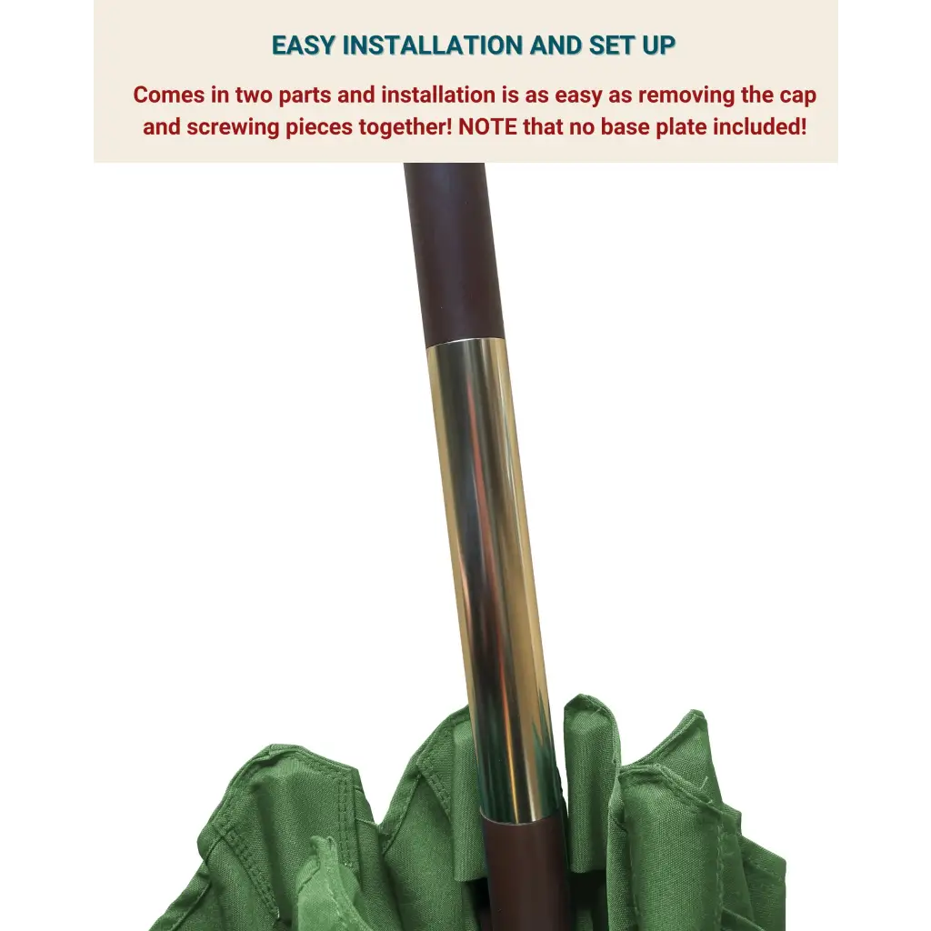 Patio Umbrella Aluminum Crank Tilt 7.5 Ft Sage Green – Formosa Covers