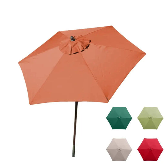 7.5ft Aluminum Patio Garden Market Umbrella with Crank