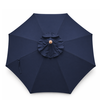 11ft Market Patio Umbrella 8 Rib Replacement Canopy Dark Blue - Formosa Covers