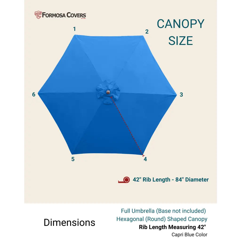 7ft Wooden Patio Garden Market Umbrella with Tilt Mechanism