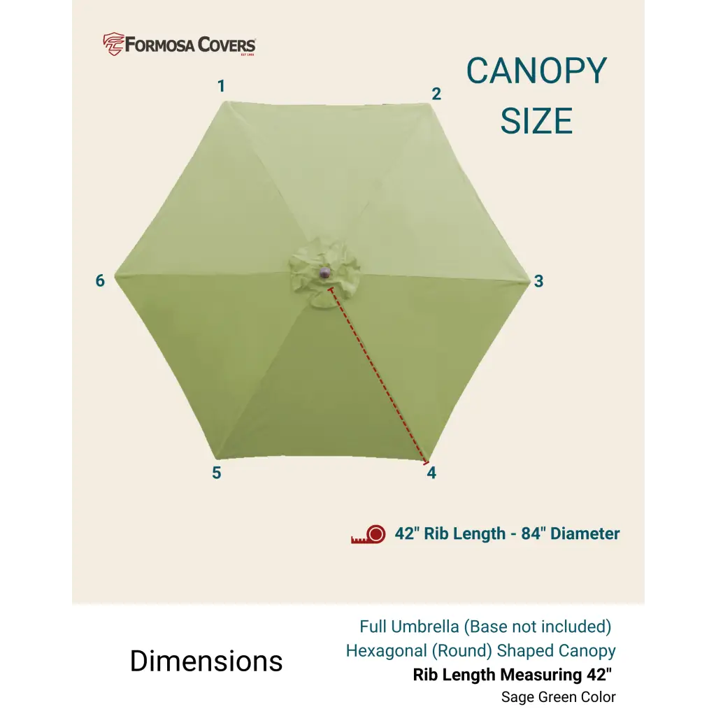7ft Wooden Patio Garden Market Umbrella with Tilt Mechanism