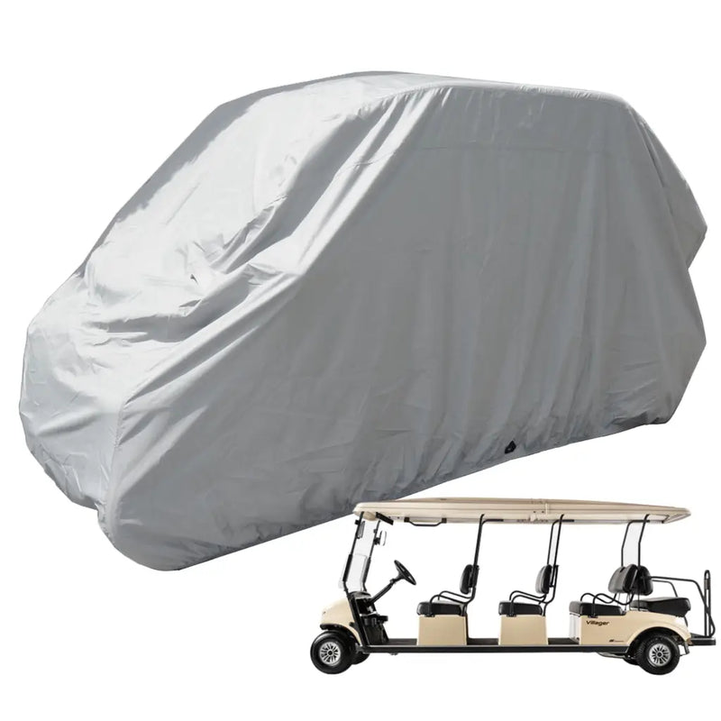 8 Passenger Golf Cart Storage Cover Grey - Covers &