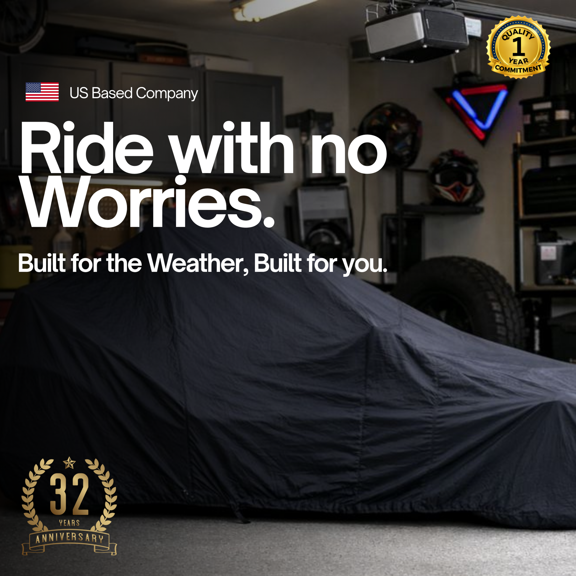 Heavy Duty Full Cover for Polaris Slingshot Waterproof & UV Resistant