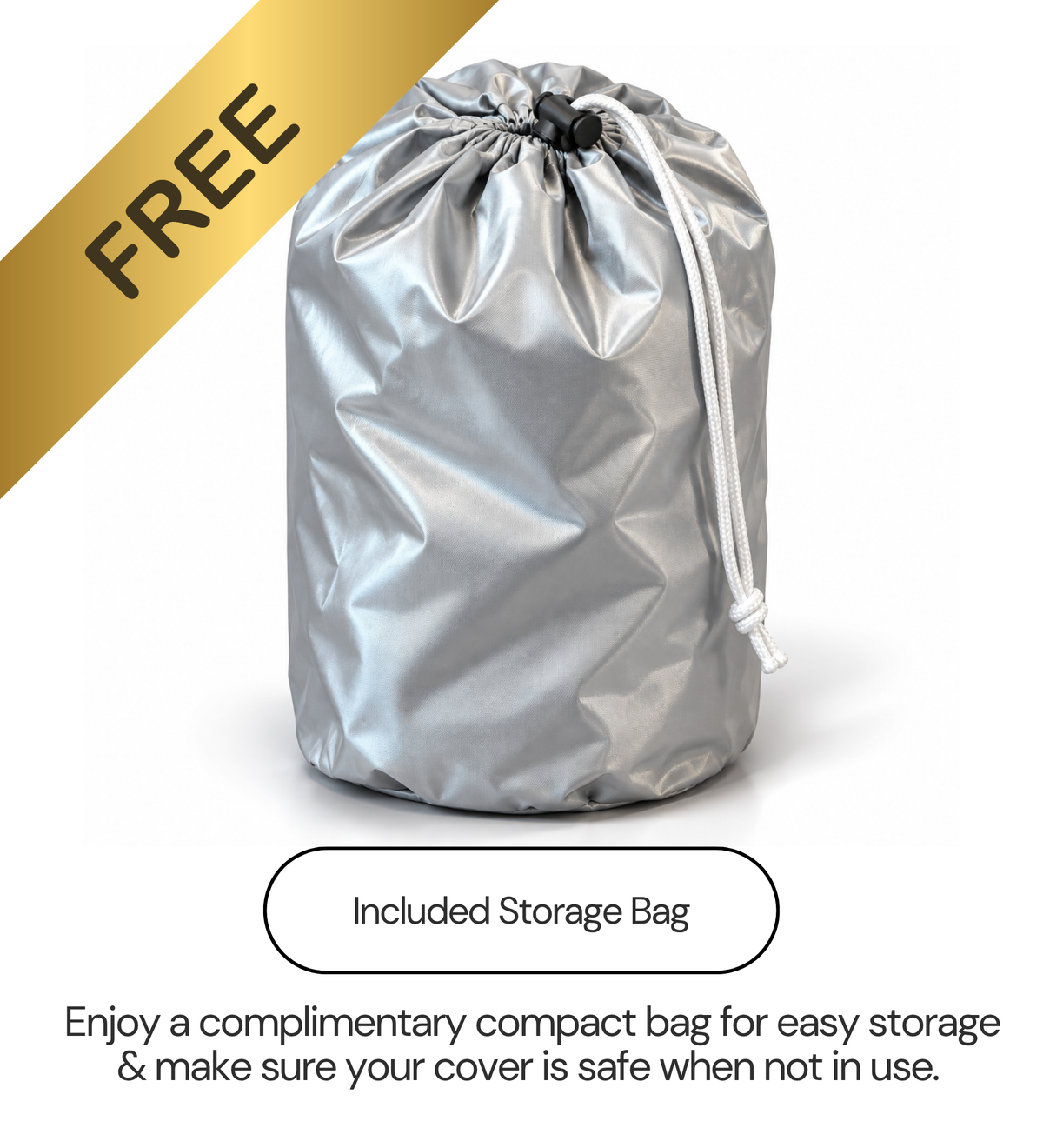 Deluxe Motorcycle Cover with Back Rack Trunk Pouch (L) Black - Formosa Covers