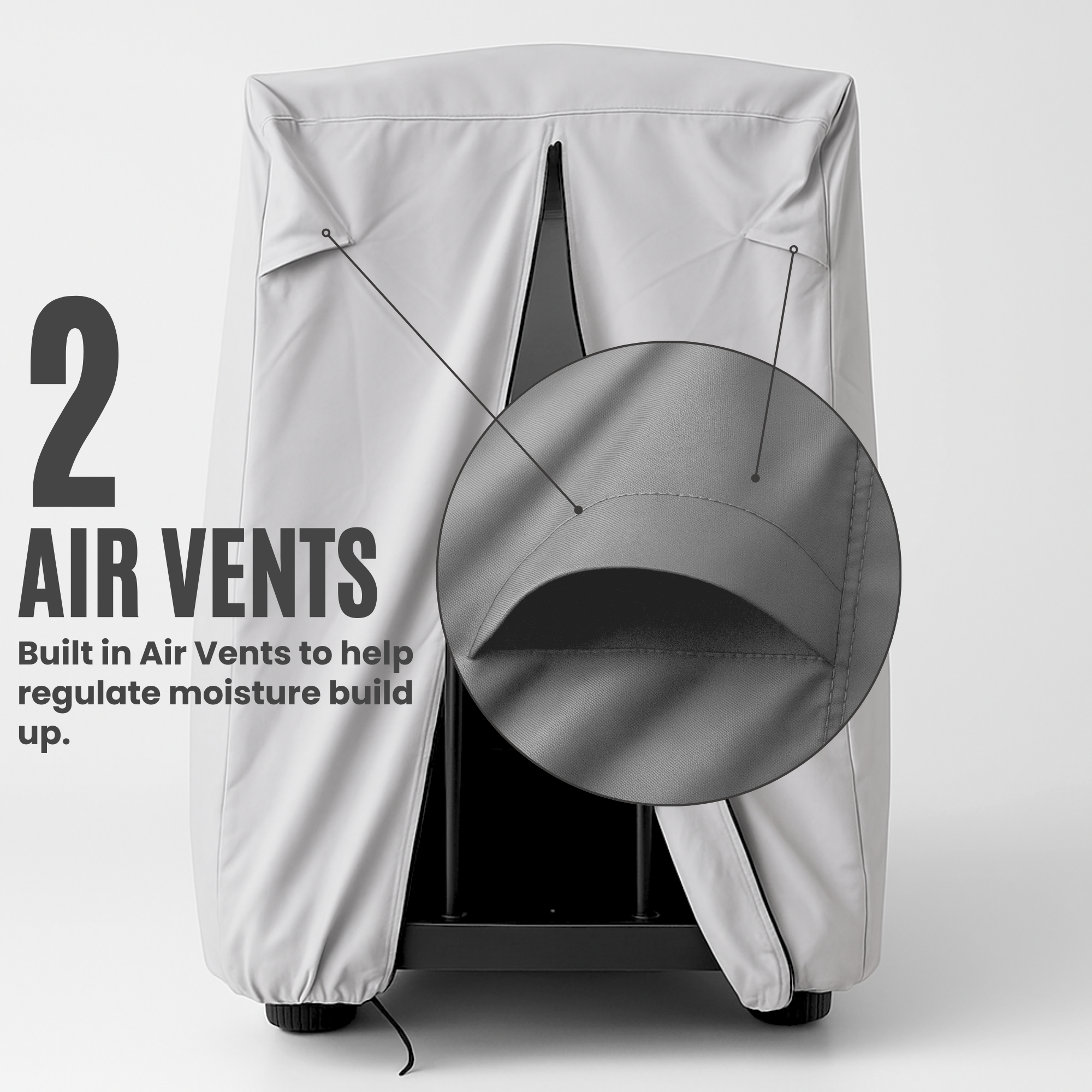 2+2 Passenger Golf Cart Storage Cover (4 Passenger Short Roof 58