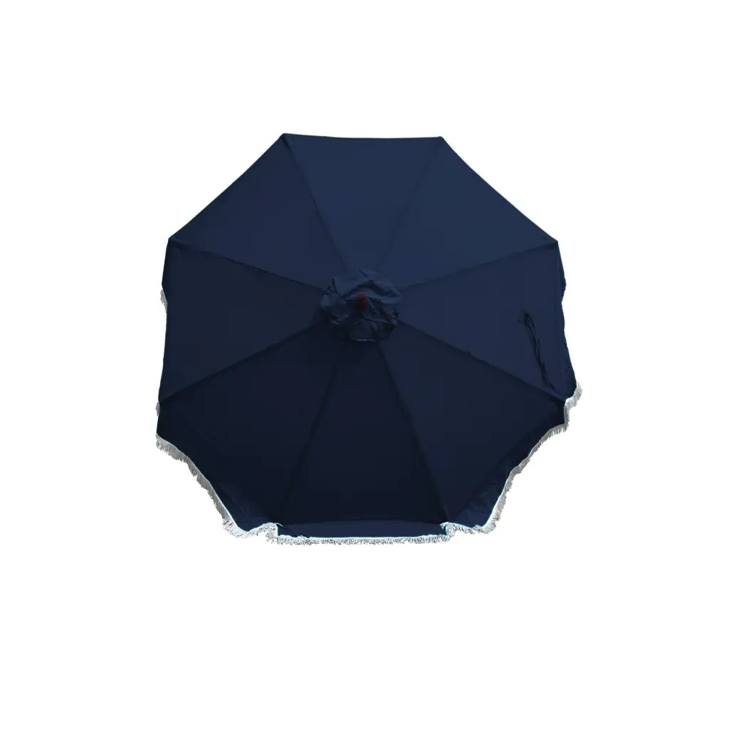 9ft 8 Ribs Replacement Umbrella Canopy w/Fringed Valance in