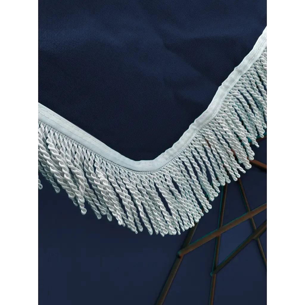 9ft 8 Ribs Replacement Umbrella Canopy w/Fringed Valance in