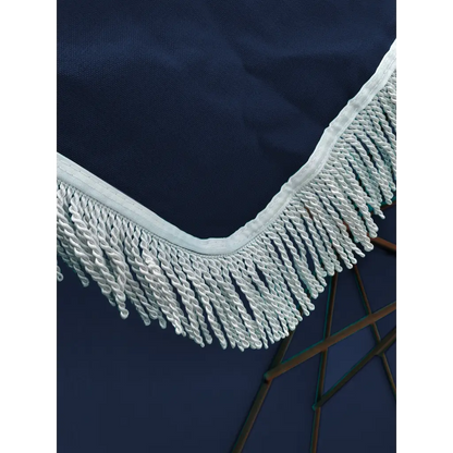 9ft 8 Ribs Replacement Umbrella Canopy w/Fringed Valance in