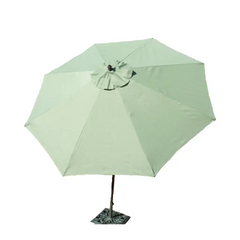 9ft Aluminum Patio Garden Market Umbrella with Crank