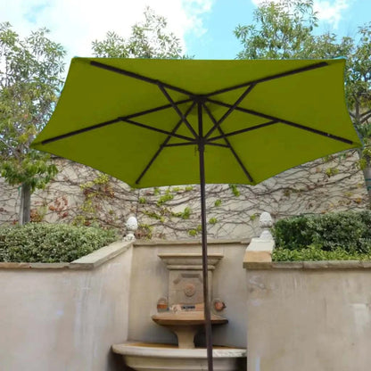 9ft Market Patio Umbrella 6 Rib Replacement Canopy Avocado