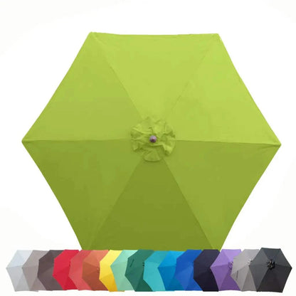 9ft Market Patio Umbrella 6 Rib Replacement Canopy Avocado