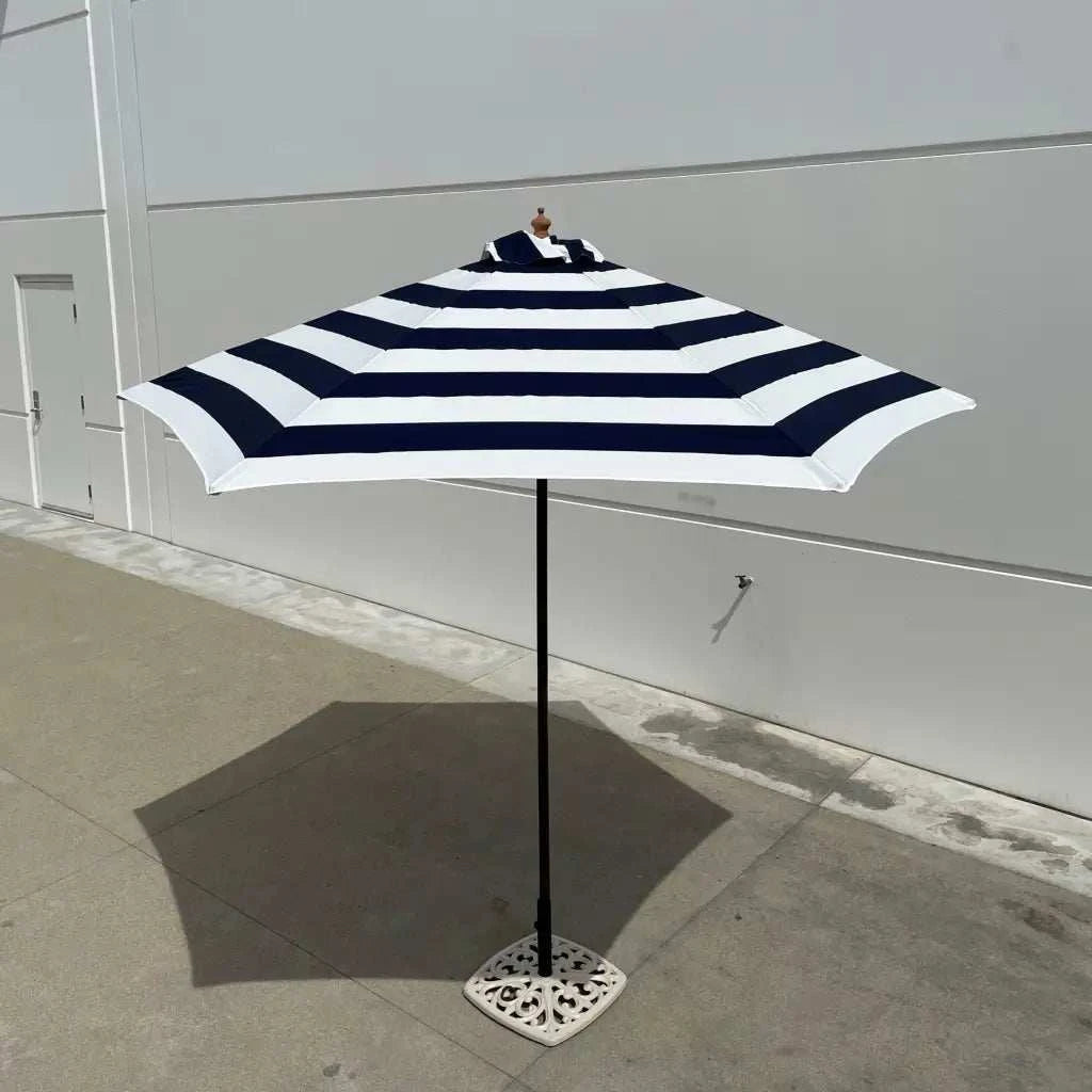 9ft Market Patio Umbrella 6 Rib Replacement Canopy Blue