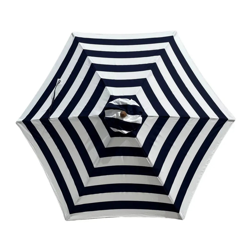 9ft Market Patio Umbrella 6 Rib Replacement Canopy Blue
