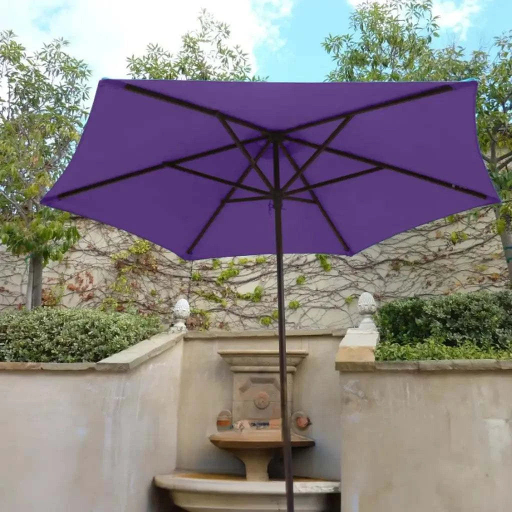 9ft Market Patio Umbrella 6 Rib Replacement Canopy Lavender