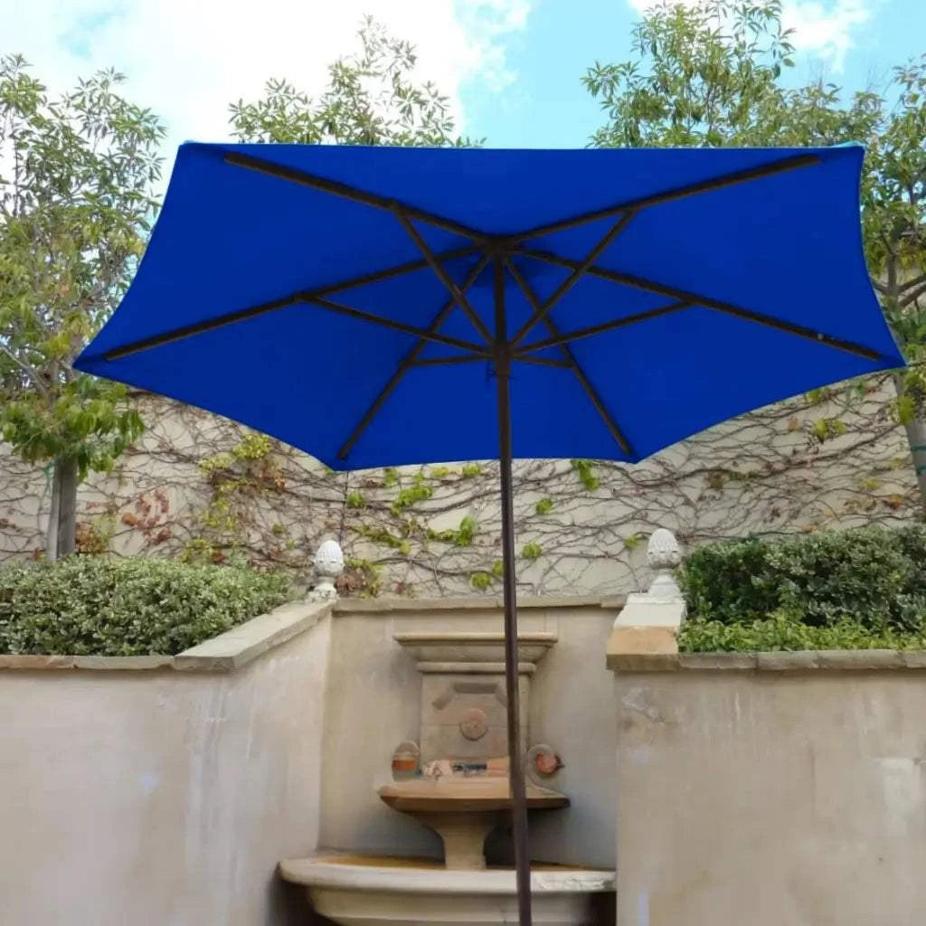 9ft Market Patio Umbrella 6 Rib Replacement Canopy Royal