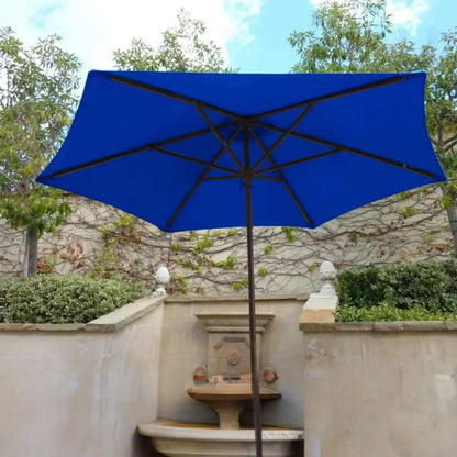 9ft Market Patio Umbrella 6 Rib Replacement Canopy Royal