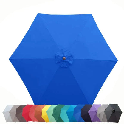9ft Market Patio Umbrella 6 Rib Replacement Canopy Royal