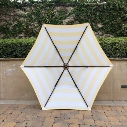 9ft Market Patio Umbrella 6 Rib Replacement Canopy Yellow