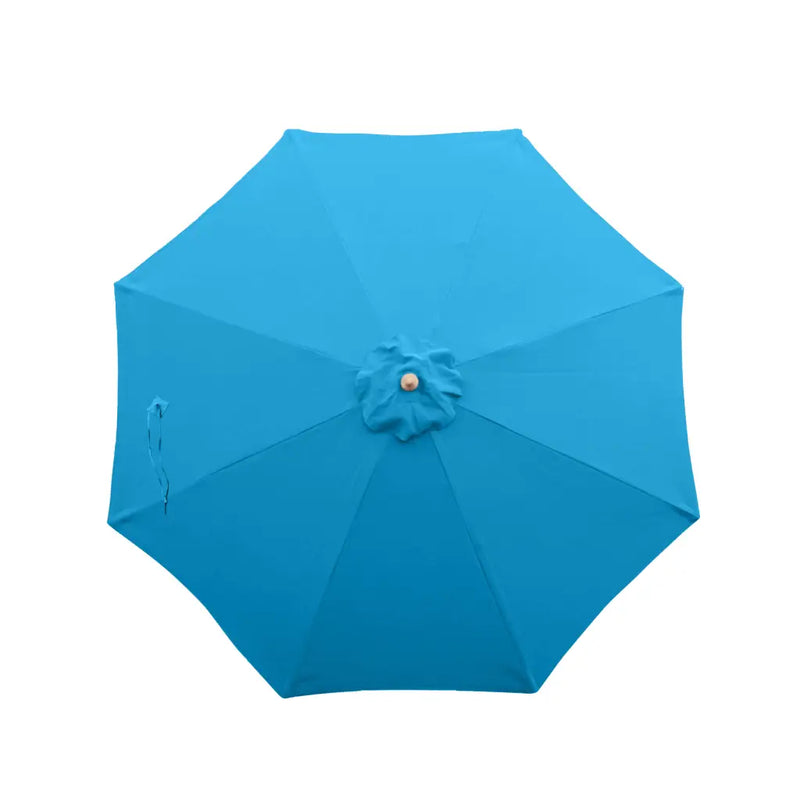 9ft Market Patio Umbrella 8 Rib Replacement Canopy Aqua
