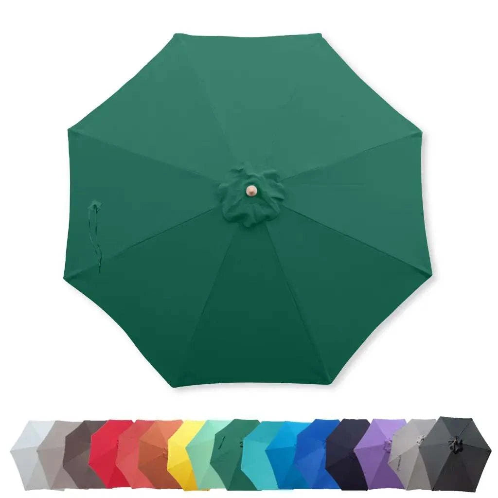 9ft Market Patio Umbrella 8 Rib Replacement Canopy Hunter