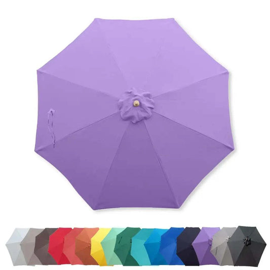 9ft Market Patio Umbrella 8 Rib Replacement Canopy Lavender