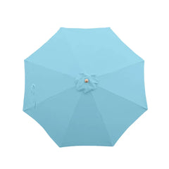 9ft Market Patio Umbrella 8 Rib Replacement Canopy Light