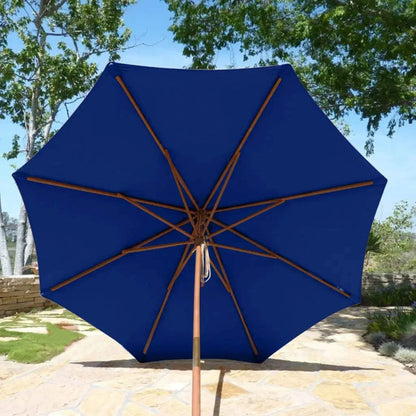 9ft Market Patio Umbrella 8 Rib Replacement Canopy Navy