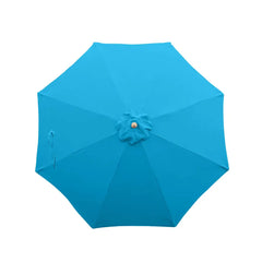 9ft Market Patio Umbrella 8 Rib Replacement Canopy Teal - 9