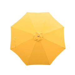 9ft Market Patio Umbrella 8 Rib Replacement Canopy Yellow