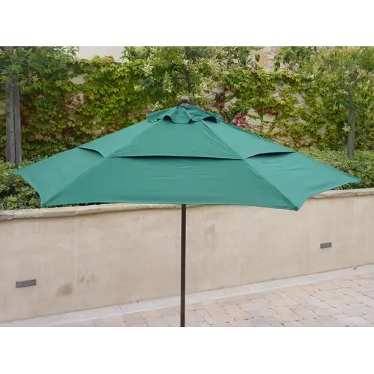 9ft Market Patio Umbrella Double-Vented 6 Rib Replacement