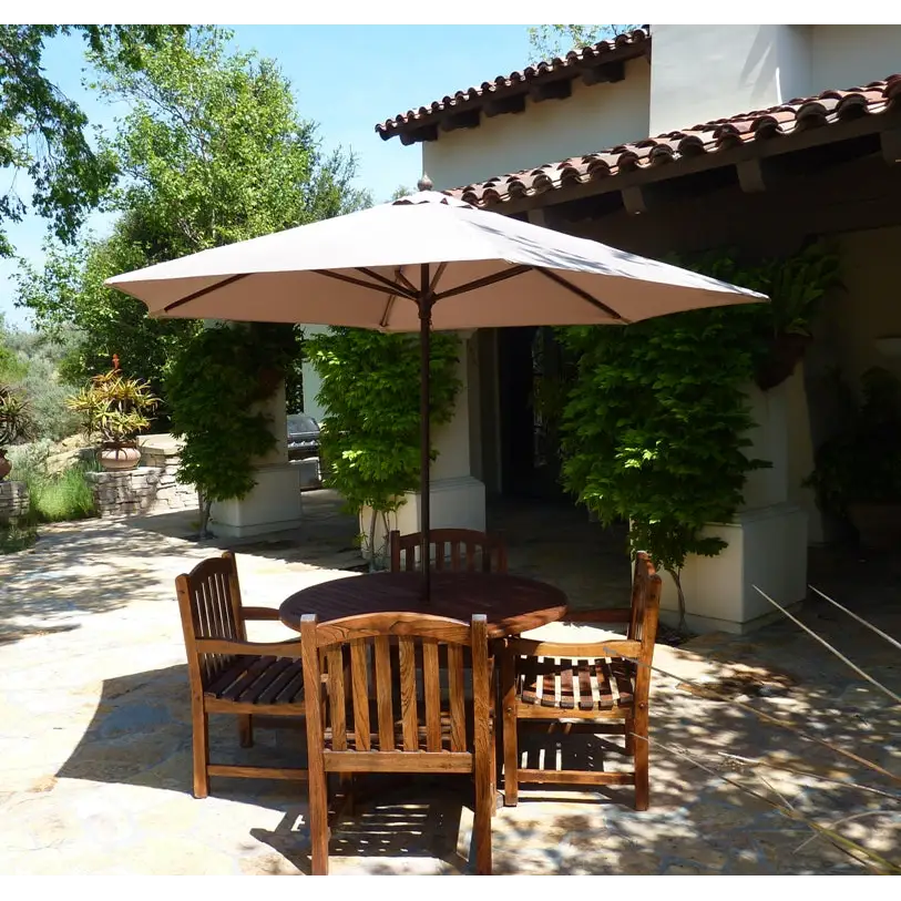 9ft Market Patio Umbrella Double-Vented 6 Rib Replacement