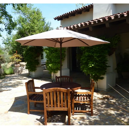 9ft Market Patio Umbrella Double-Vented 6 Rib Replacement