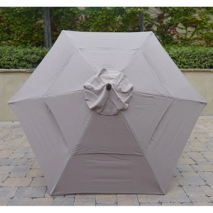 9ft Market Patio Umbrella Double-Vented 6 Rib Replacement