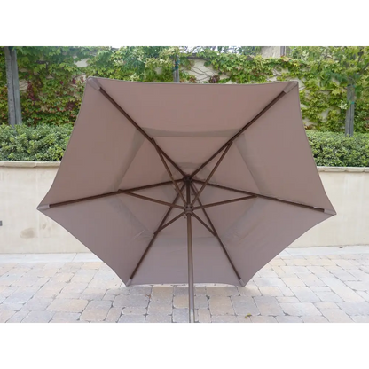 9ft Market Patio Umbrella Double-Vented 6 Rib Replacement