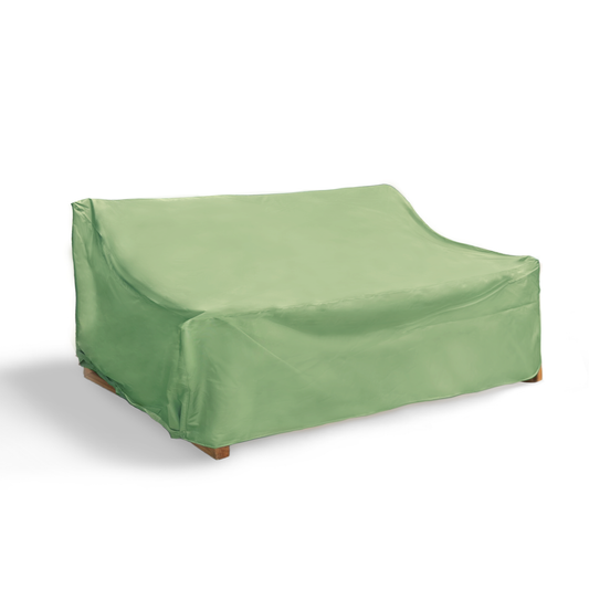 Aspen green patio outdoor sofa cover, weatherproof 80" length.