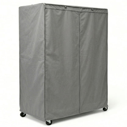 Storage Shelving Unit Cover, fits racks 60"W x 24"D x 72"H in Grey - Formosa Covers
