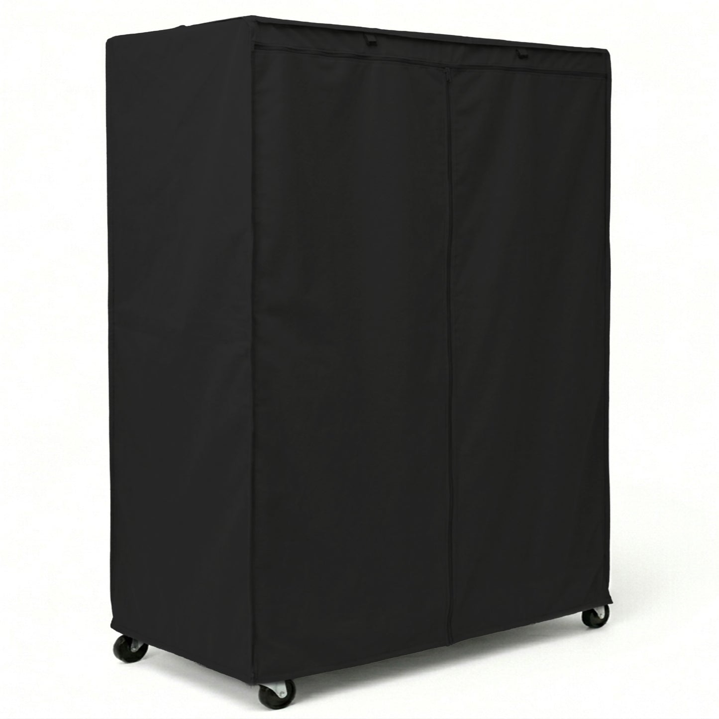 Storage Shelving Unit Cover, fits racks 60"W x 24"D x 72"H in Black